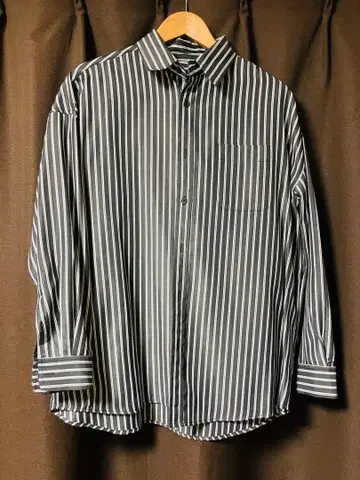 improves 스트라이프 긴팔 셔츠 M 폴리에스테르 100%