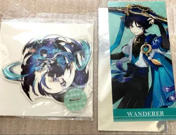 원신 아크릴 스탠드 티켓 파일 방랑자 스카라무슈