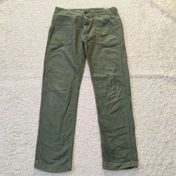 orSlow 베이커 팬츠 퍼티그 팬츠 카키