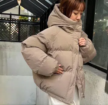 CANALJEAN 캐널진 다운 자켓 모카 베이지 엘마르