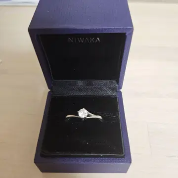 NIWAKA 플라티나 다이아몬드 반지 13호