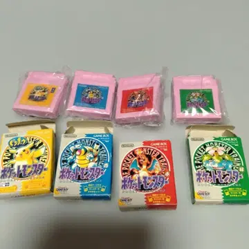 포켓몬스터 게임보이 카세트 지우개 4개