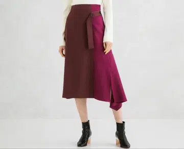 UNITED TOKYO 유나이티드 도쿄 롱 스커트 비대칭