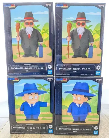 드래곤볼 SOFVIMATES 피규어 손오공 크리링 무천도사 세트