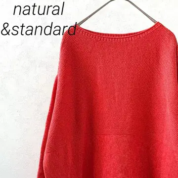 [ 새상품급 ] natural&standard 니트 스웨터 긴팔 보트넥
