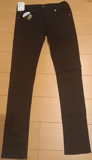 APRAL71 블랙 스트레이트 데님 사이즈 28