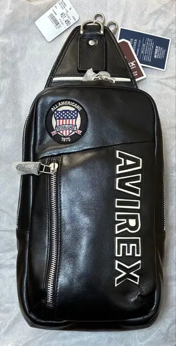 AVIREX 바디백 블랙