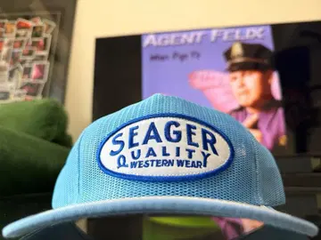 USA SEAGER 시거 메쉬 캡 스카이블루