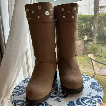 QVC 앤드러브 비쥬 따뜻한 부츠 M 사이즈 토프