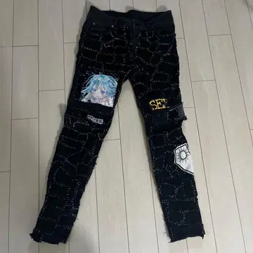 애니메이션 리메이크 청바지