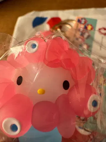 EXPO2025 산리오 미야쿠미야쿠 클리어 키링 키티