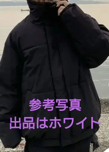 아우터 충전솜 세탁 가능 오버 사이즈 코트 미사용 새상품 택 포함