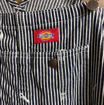 Dickies 스트라이프 오버롤