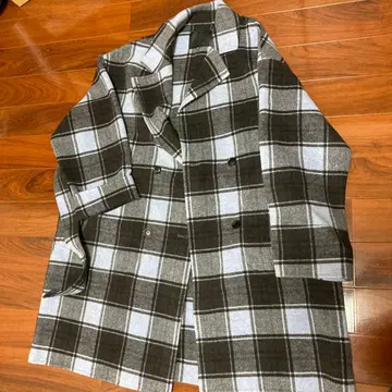 JEANASIS 체크 무늬 롱 코트