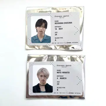 테라피 게임 ID 카드풍 포토 카드 미나토 시즈마