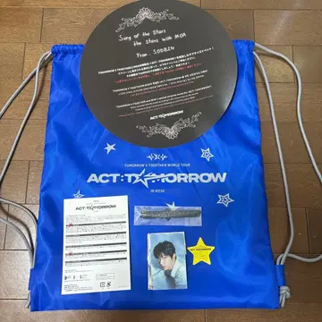 TXT 아이치 공연 업그레이드 프리미엄 시트 특전 3점 슬로건 수빈