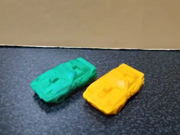 슈퍼카 지우개 사신 V8Z 캘리포니아 실루엣 그린 옐로우