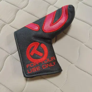 SCOTTY CAMERON 퍼터용 골프헤드커버 블랙 레드