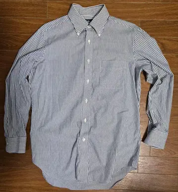 가마쿠라 셔츠 트래블러 버튼 다운 스트라이프 패턴 41-80 슬림핏
