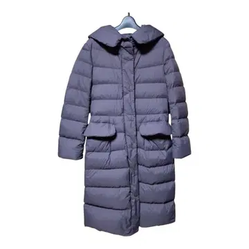 유니클로+J 질 샌더 울트라 라이트 다운 후디드 코트 퍼플 보라색 S