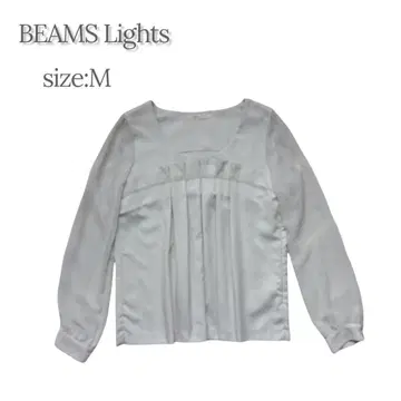 [새상품] BEAMS Lights 티셔츠 블라우스 오피스 깔끔한