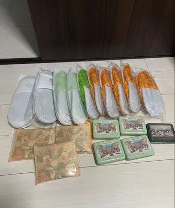 디즈니 어메니티 슬리퍼 틴 에코백