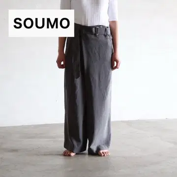 SOUMO 벨티드 랩 팬츠 착용감