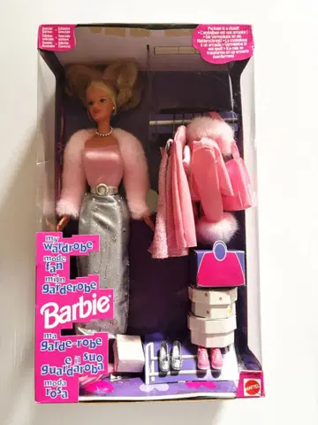 바비 패션 인형 옷장 포함