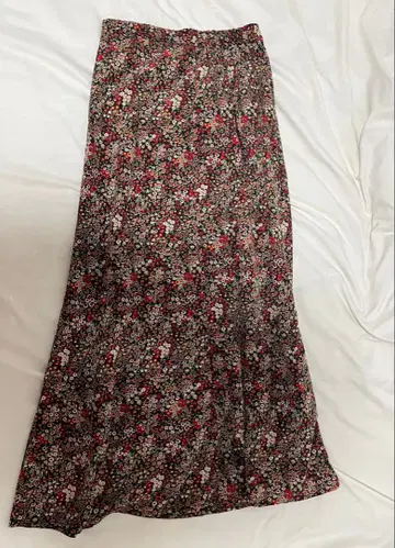 꽃무늬 롱 스커트