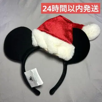 홍콩 디즈니랜드 산타 미키 머리띠