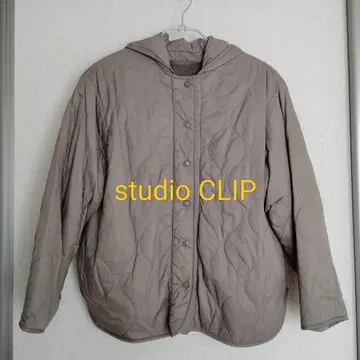studio CLIP 리버서블 퀼트 블루종