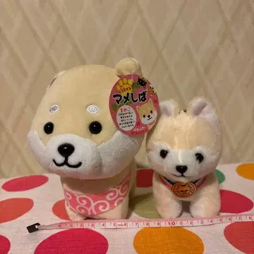 마메시바 봉제 인형 2체 세트