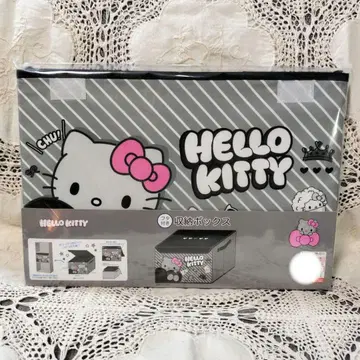 헬로키티 뚜껑 포함 수납 박스 시마무라 모노톤 15일까지