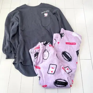 헬로키티 50주년 기념일 디자인 룸웨어 상하의 세트