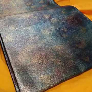 후쿠로 오비 전통 회화 같은 레인보우 색 오비