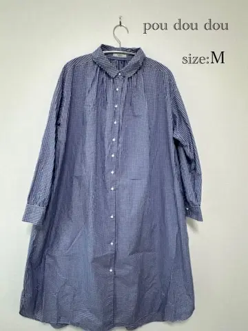 pou dou dou 깅엄 체크 원피스