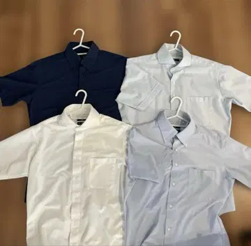 와이셔츠 정장 셀렉트 4S M 반팔 4장 세트