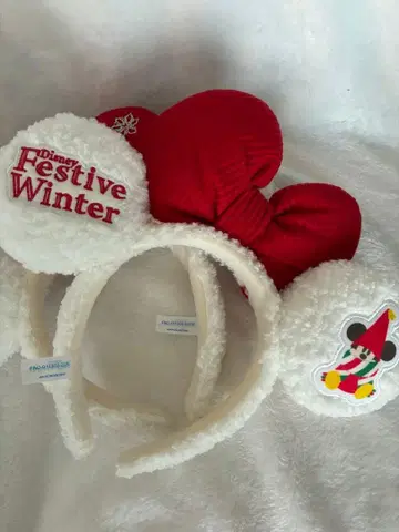 디즈니 크리스마스 리루린린 머리띠