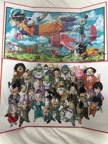 드래곤볼 제일복권 C상 40주년 기념 펼침 비주얼 보드 2종 세트