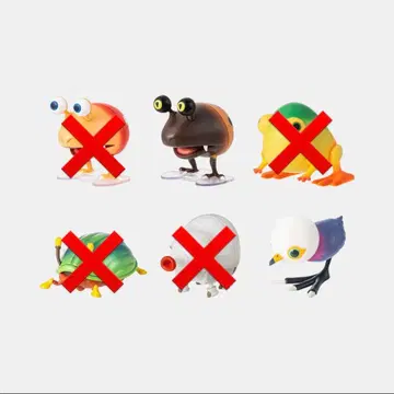 피크민 원생생물 컬렉션 텐텐차피 히나 유리