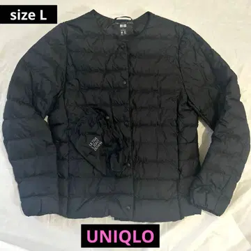 새상품급 UNIQLO ULTRA LIGHT DOWN 블랙 L size