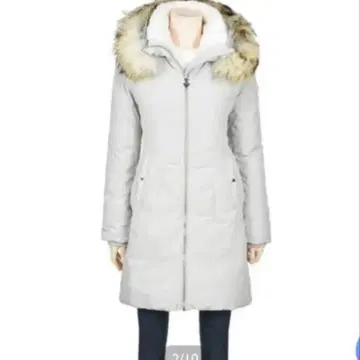 [ 새상품급 ] GUESS 게스 퍼 다운 코트