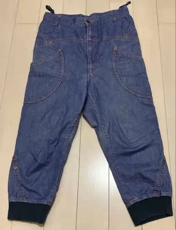 메르시보쿠 데님 사루엘 팬츠 O 사이즈