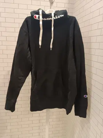 Champion 후드티 블랙 M