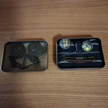 블랙 넥타이핀 세트 무슈 니콜