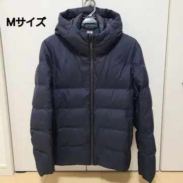 UNIQLO 유니클로 심리스 다운 파카 M 사이즈 네이비