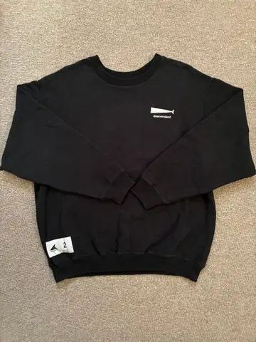 descendant 블랙 맨투맨 CACHALOT CREW NECK