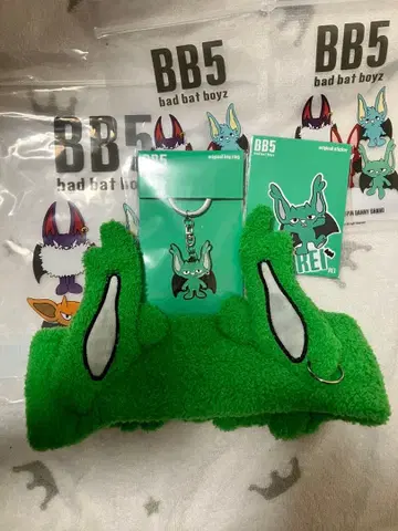 BB5 REI 헤어밴드 & 키링 & 스티커 세트 덤 포함