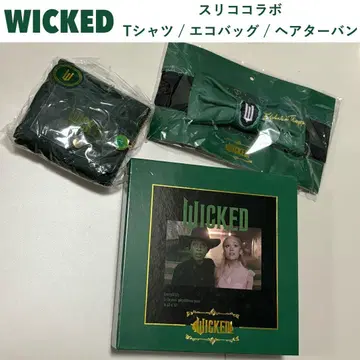 WICKED 위키드 쓰리코인즈 콜라보 T셔츠 에코백 헤어 터번