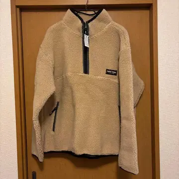 Indian Motorcycle 플리스 자켓 베이지